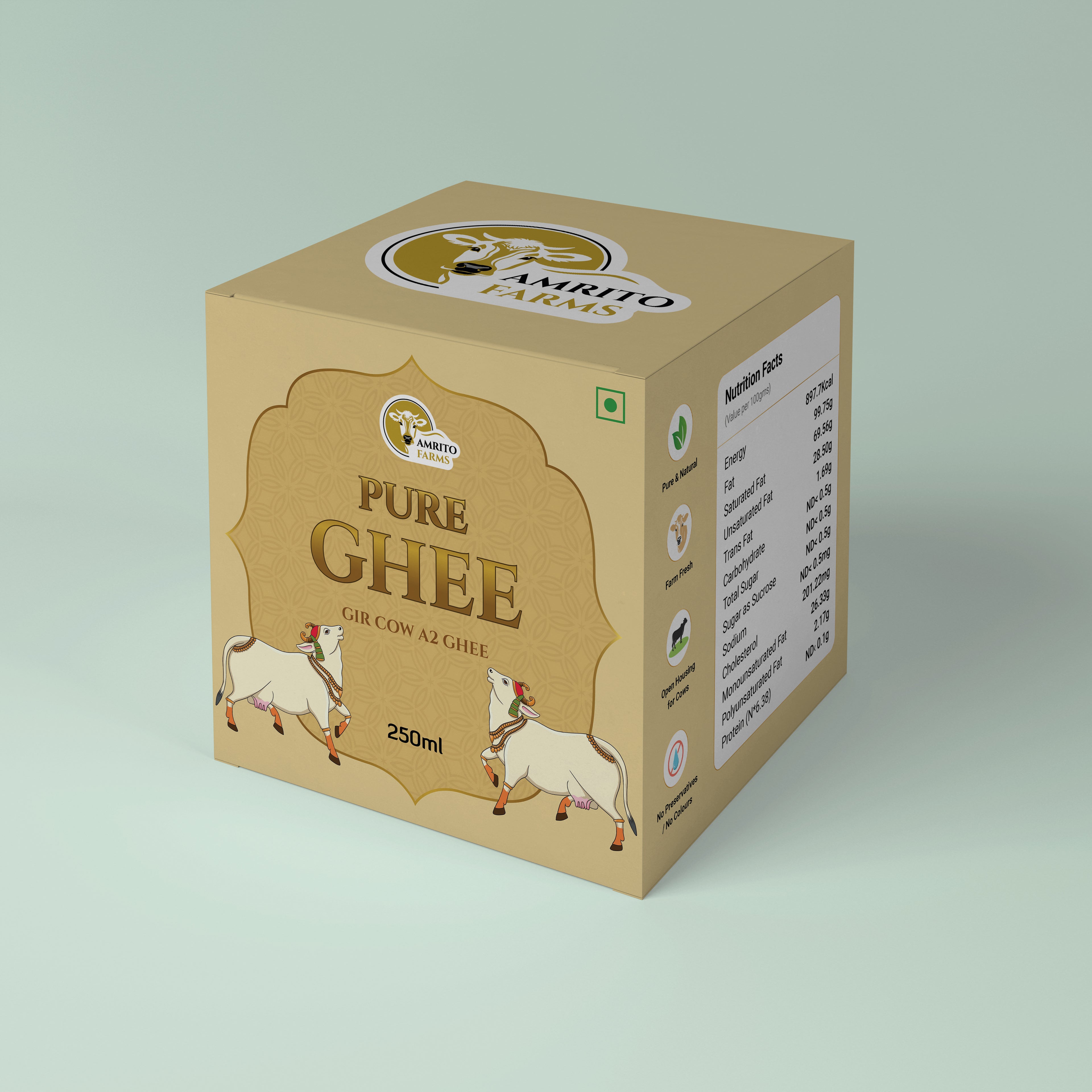 Gir cow A2 ghee with bilona process